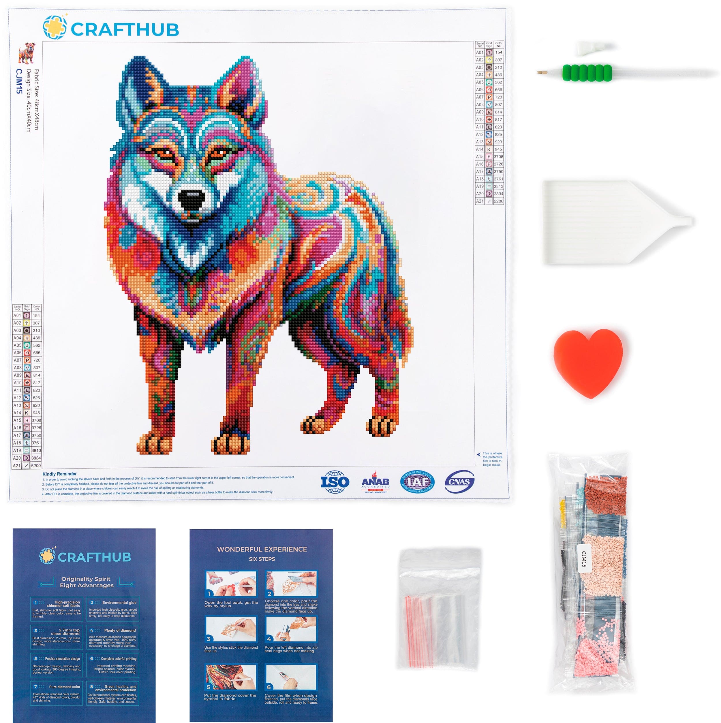 Siberian Husky Dog - Diamond Painting Kit