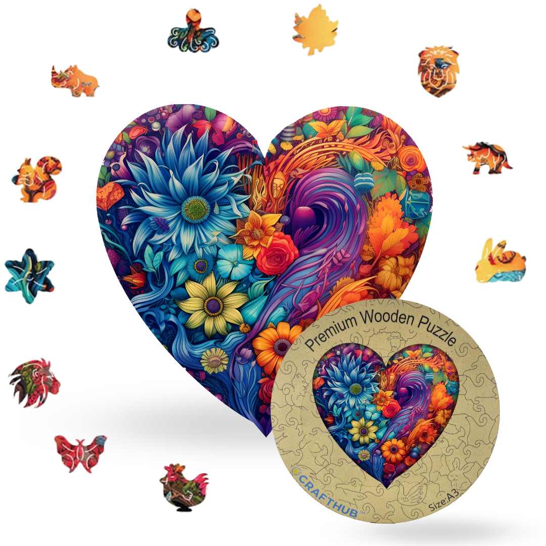 Proud Pride Heart - Jigsaw Puzzle