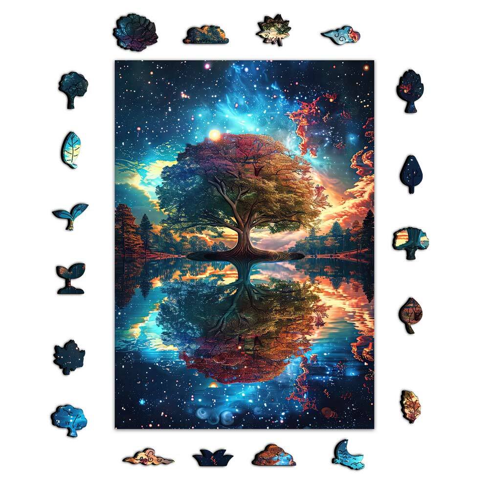 Galaxy Tree Of Life - Jigsaw Puzzle