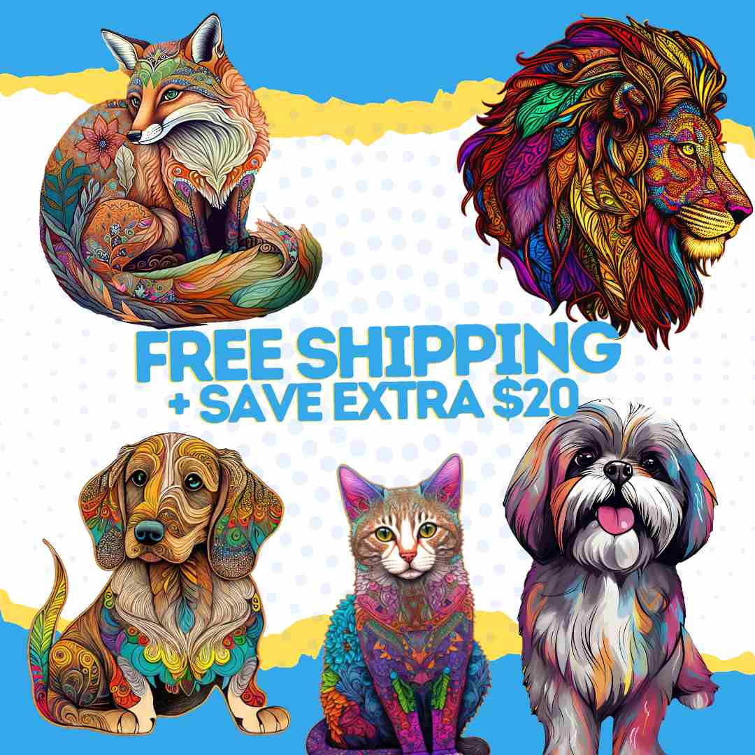 Top 5 Animal Wooden Jigsaw Puzzles (Up to $20 Off + Free Shipping)