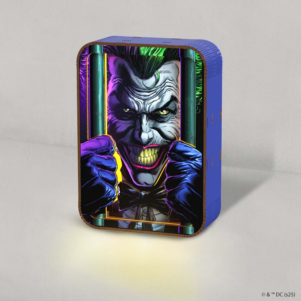 The Joker - 3D DIY Wooden Puzzle Night Lamp