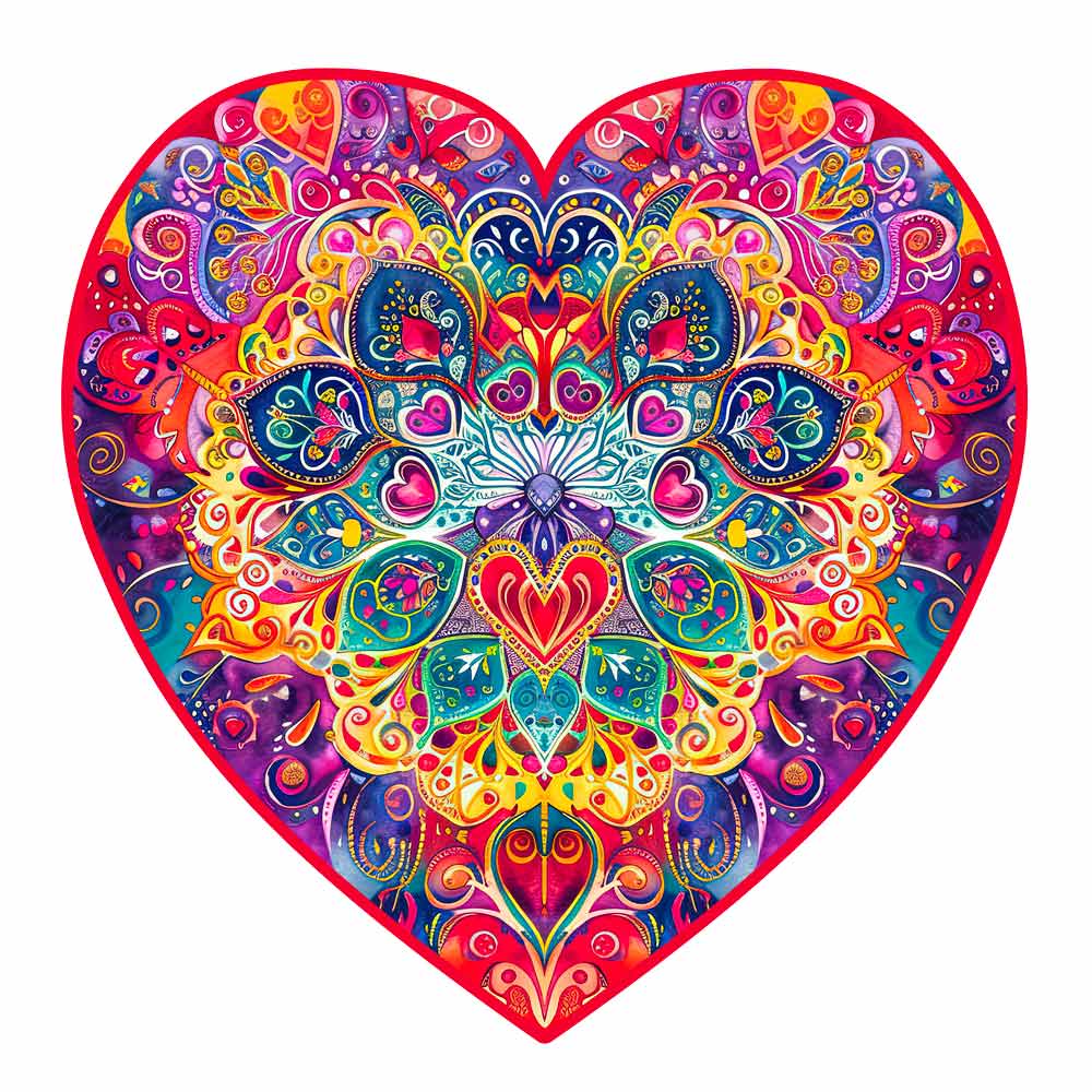Mandala Heart - Jigsaw Puzzle