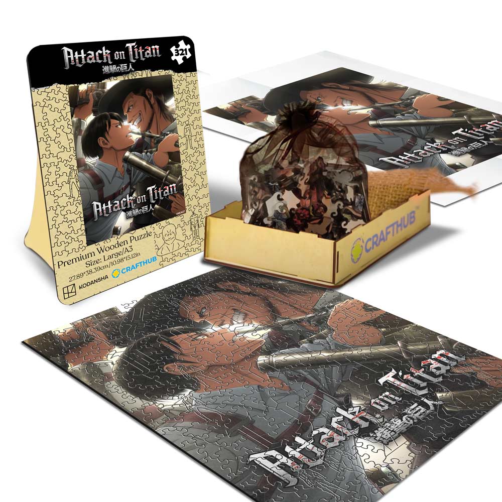 The Battle of Trost District - Wooden Jigsaw Puzzle