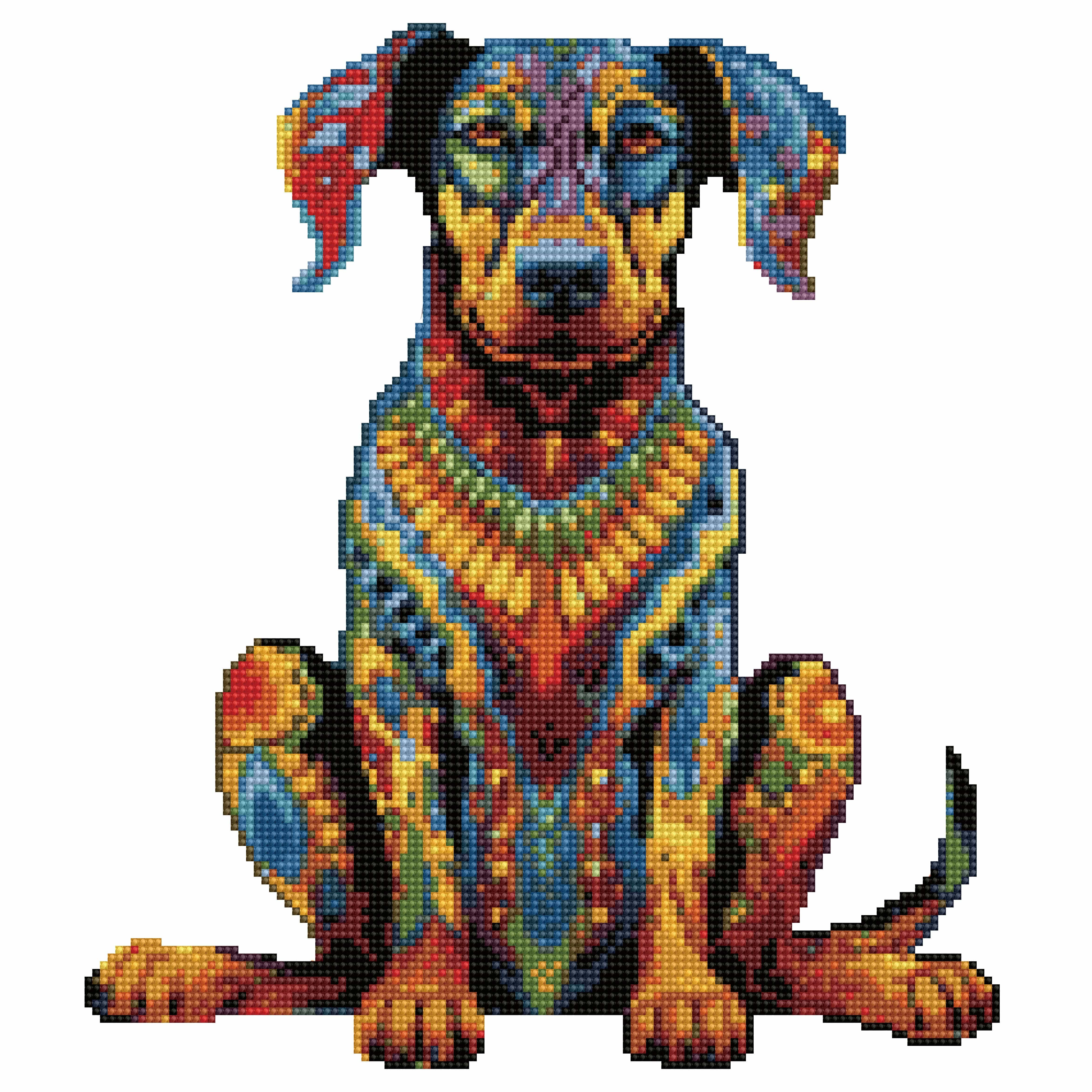 Doberman Pinscher Dog - Diamond Painting Kit