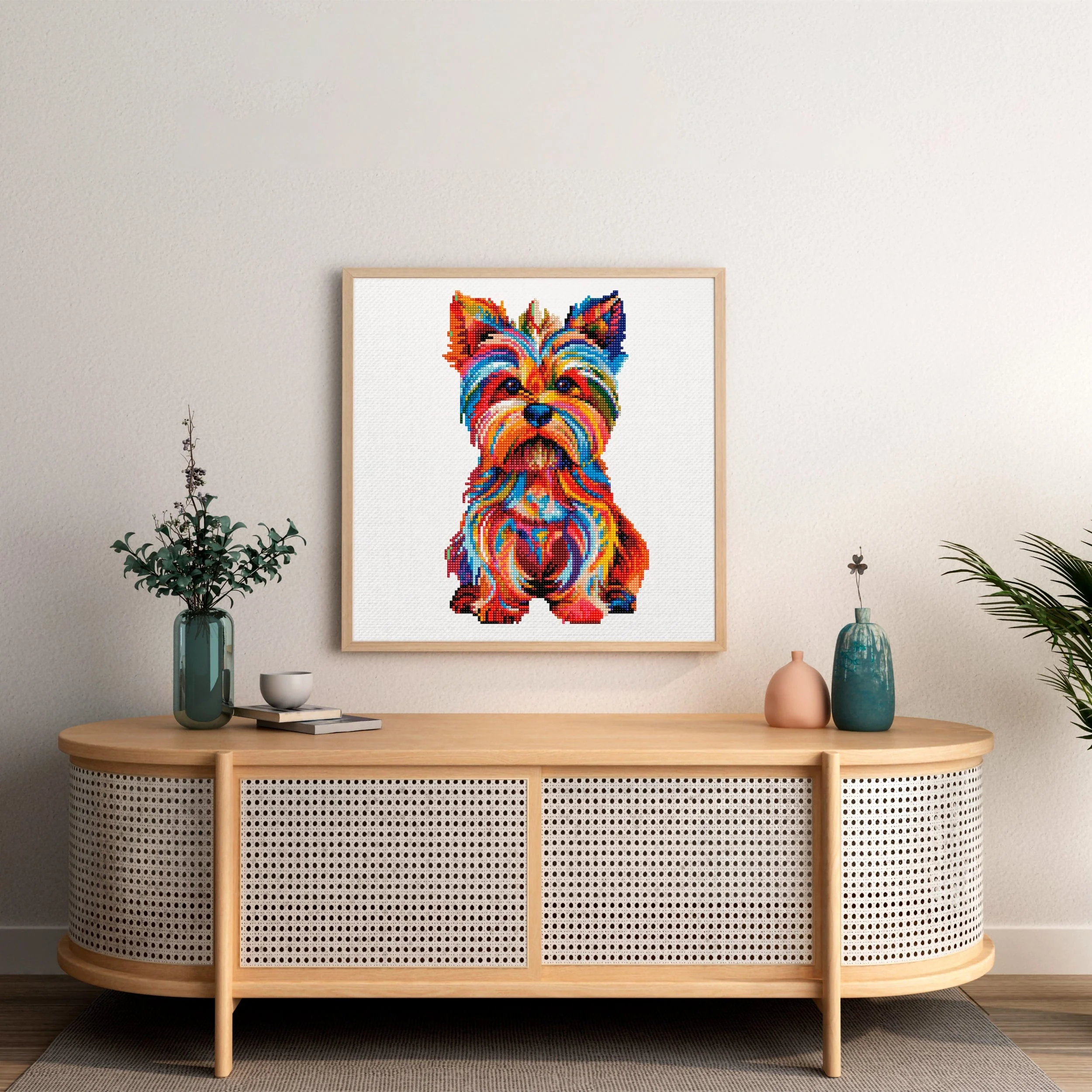 Yorkshire Terrier Dog / Yorkie - Diamond Painting Kit