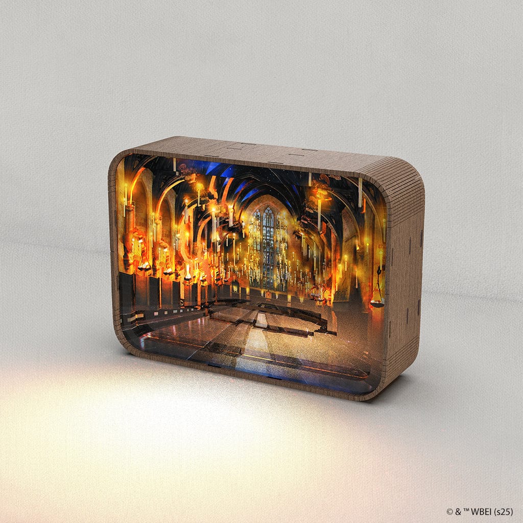Harry Potter The Great Hall - 3D DIY Wooden Puzzle Night Lamp