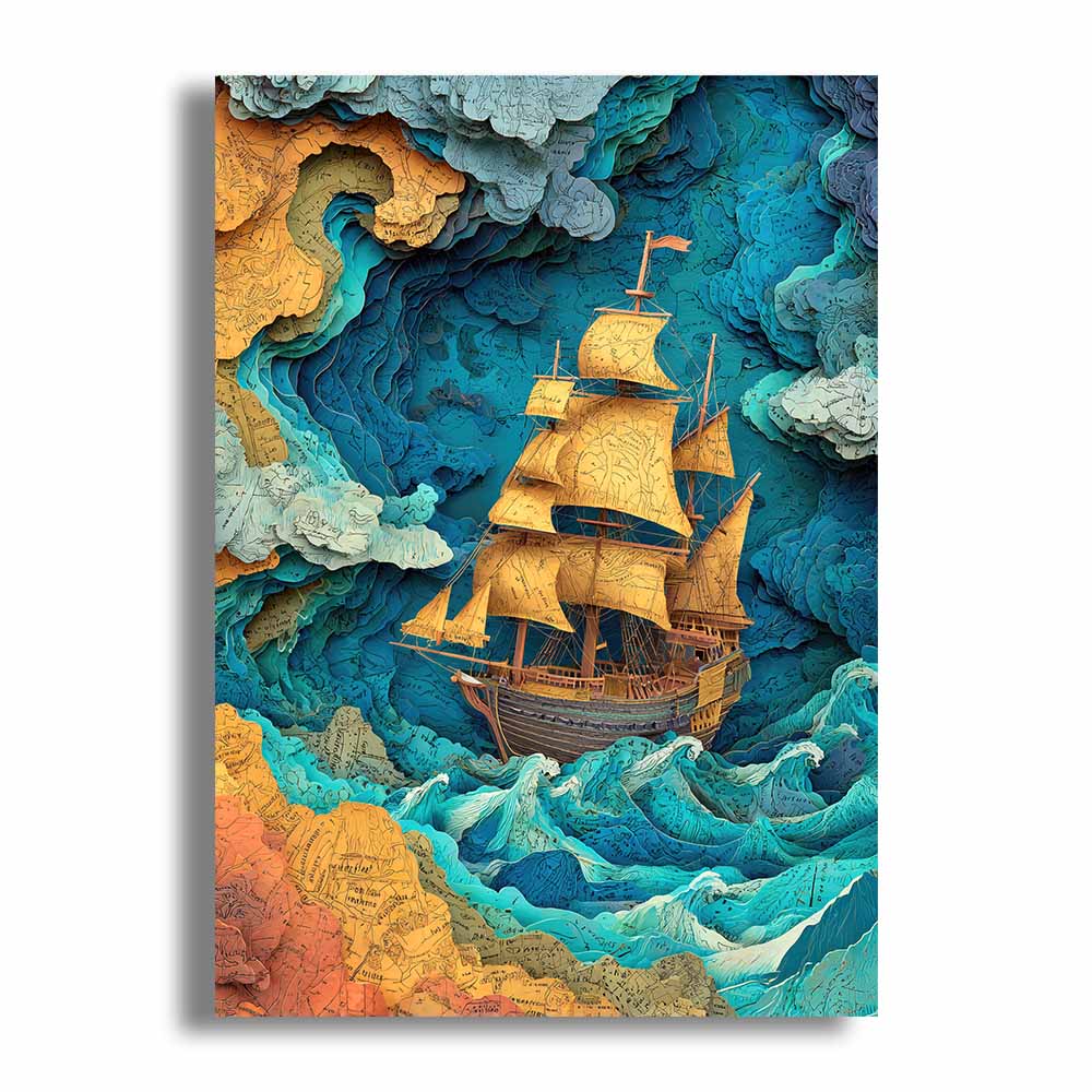 Sea of Maps - Jigsaw Puzzle
