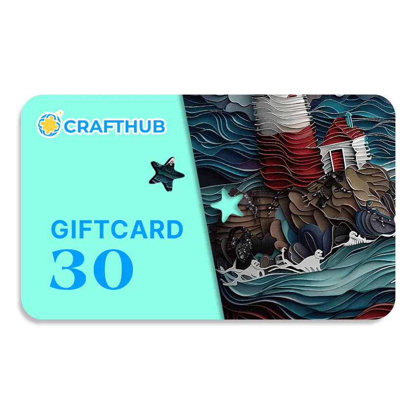 Craft Hub Gift Cards $30 to $200