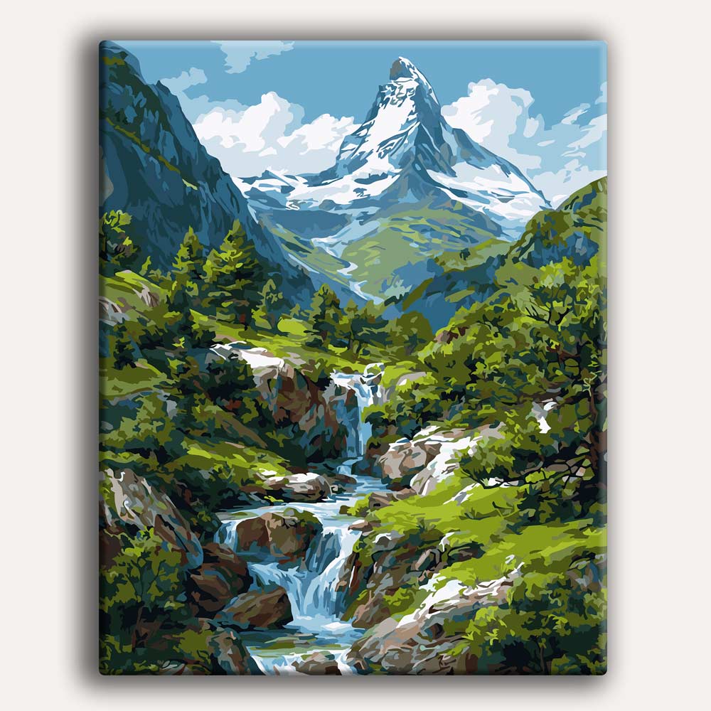Mountain Stream - Paint By Numbers Kit