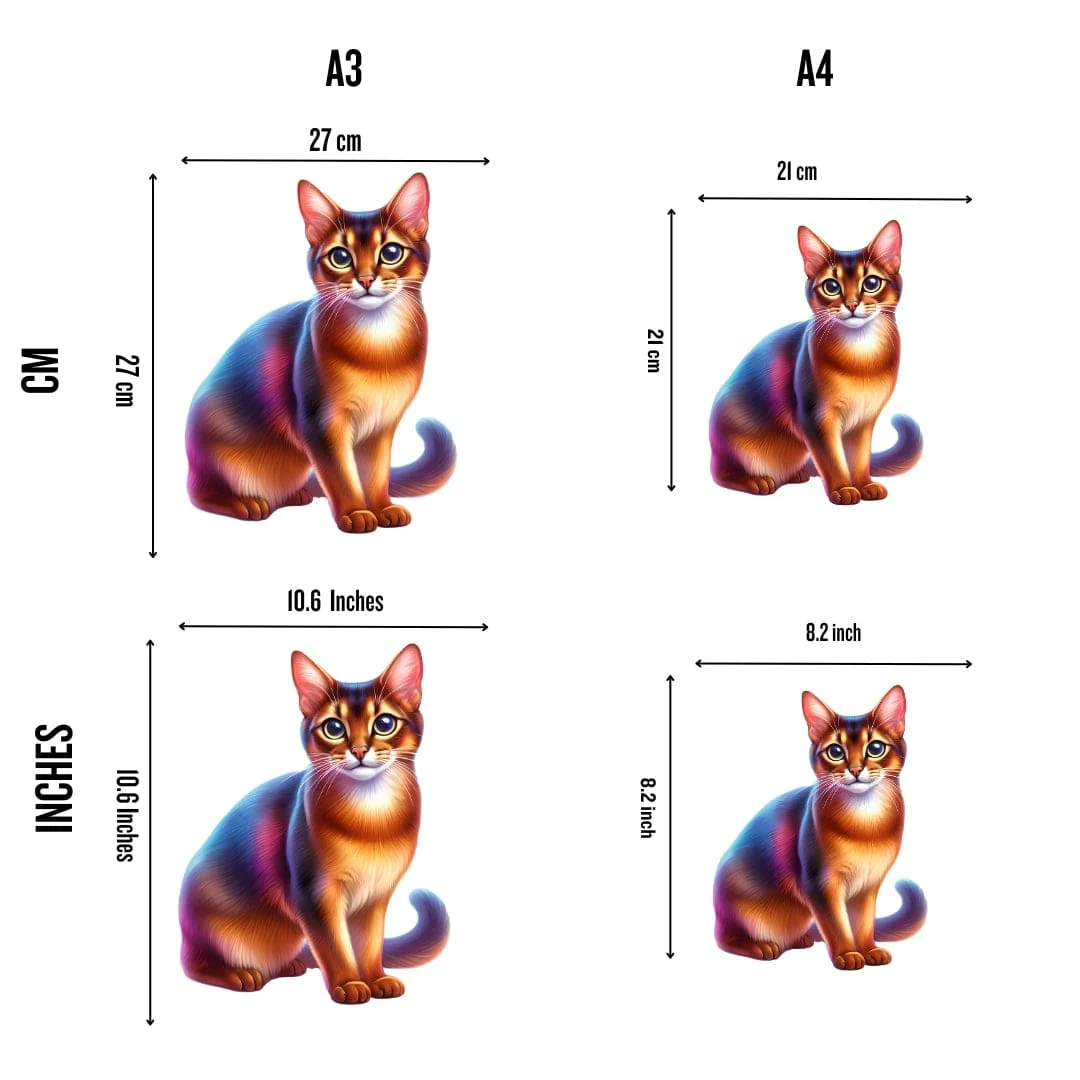 Abyssinian Cat - Jigsaw Puzzle