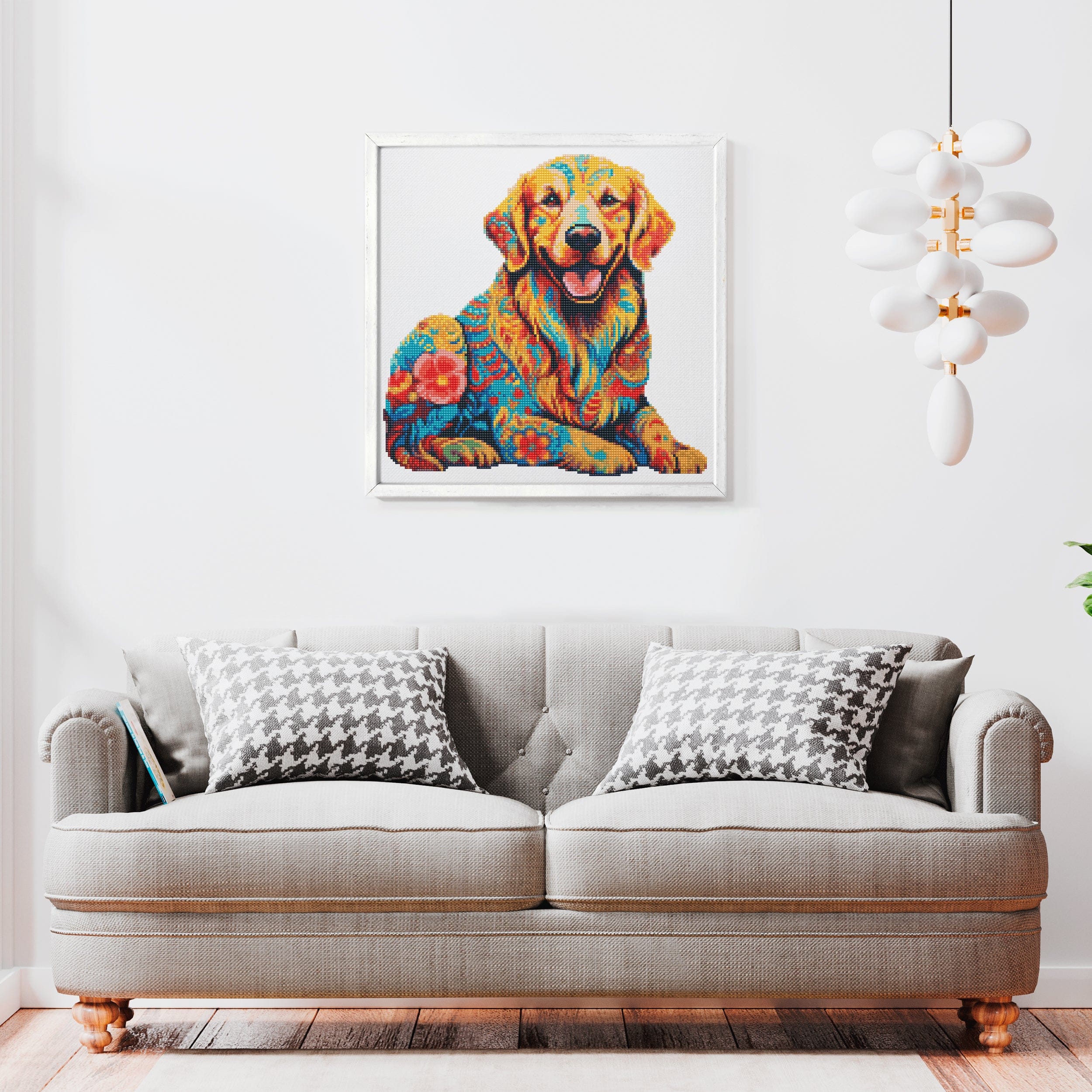 Golden Retriever Dog - Diamond Painting Kit