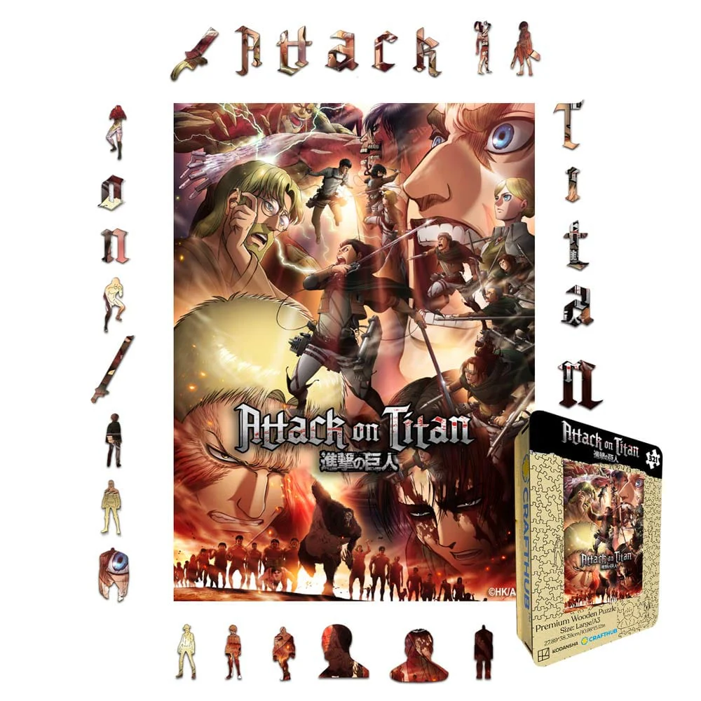 Assault on the Titan - Wooden Jigsaw Puzzle