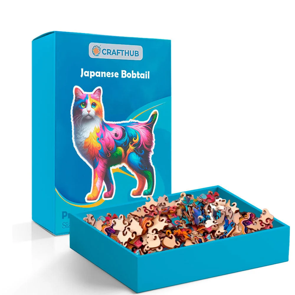Japanese Bobtail Cat - Jigsaw Puzzle