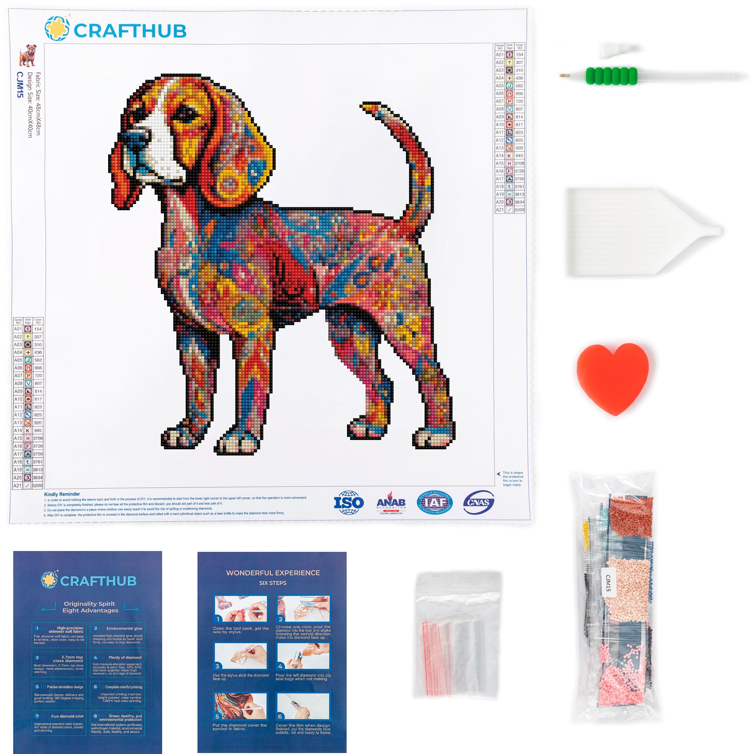 Beagle Dog - Diamond Painting Kit