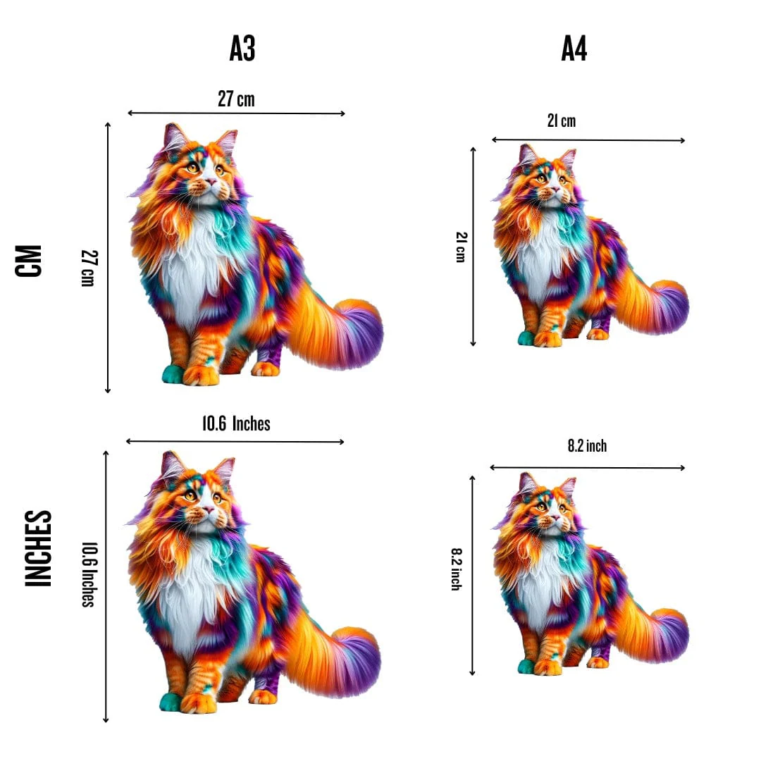 Maine Coon Cat - Jigsaw Puzzle