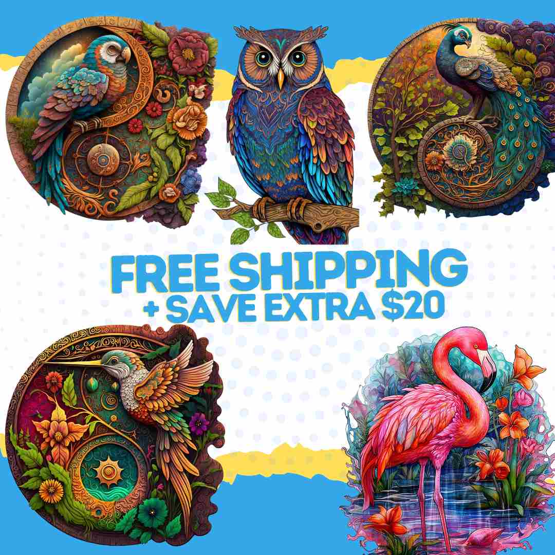 Top 5 Birds Wooden Jigsaw Puzzles (Up to $20 Off + Free Shipping)