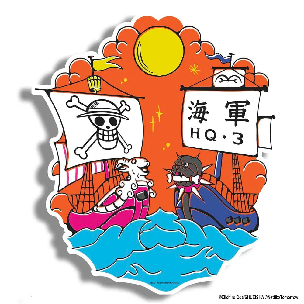 Straw Hats vs. Marines - Wooden Jigsaw Puzzle