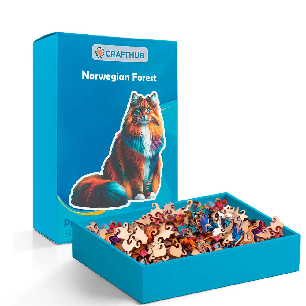 Norwegian Forest Cat - Jigsaw Puzzle