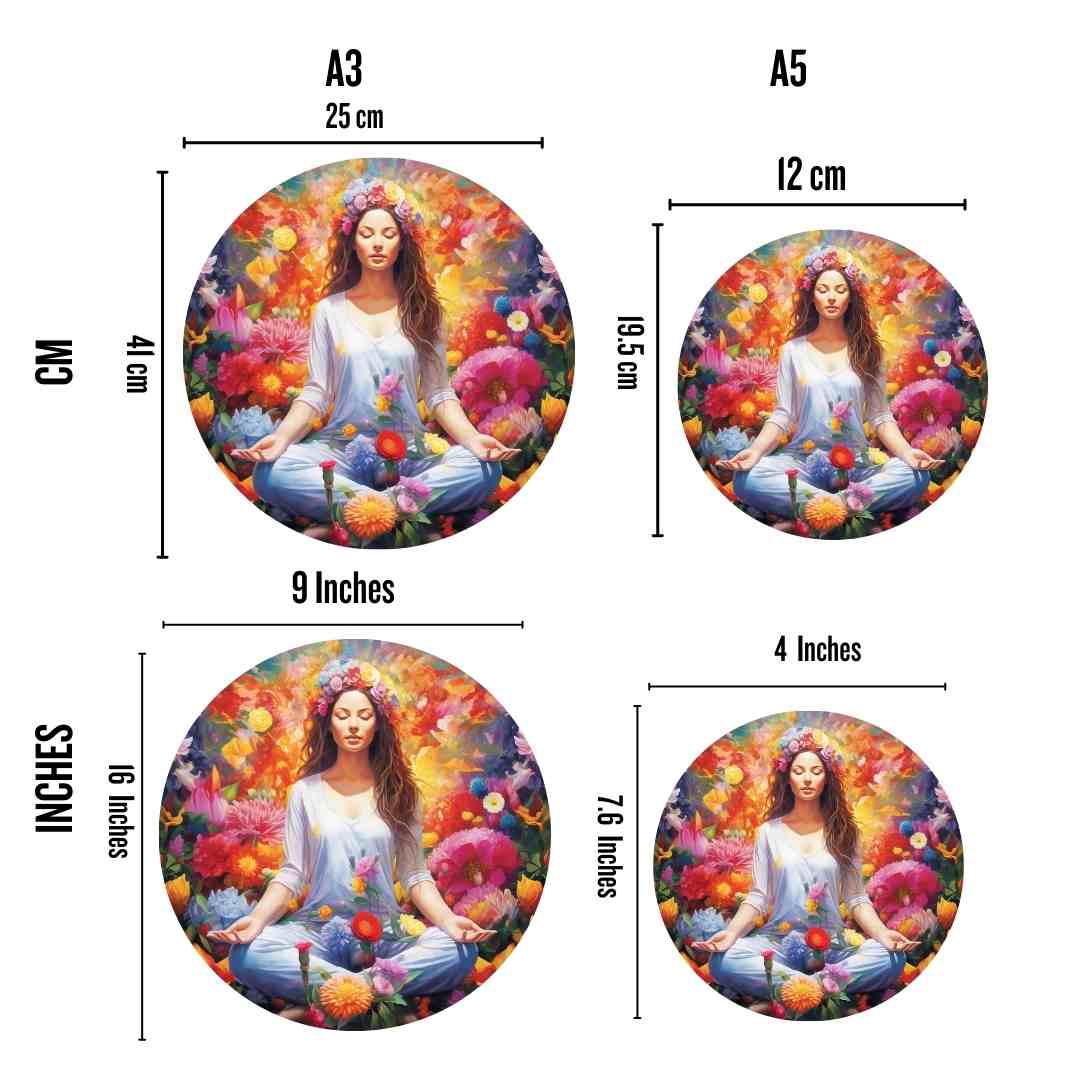 Meditating in Nature - Jigsaw Puzzle