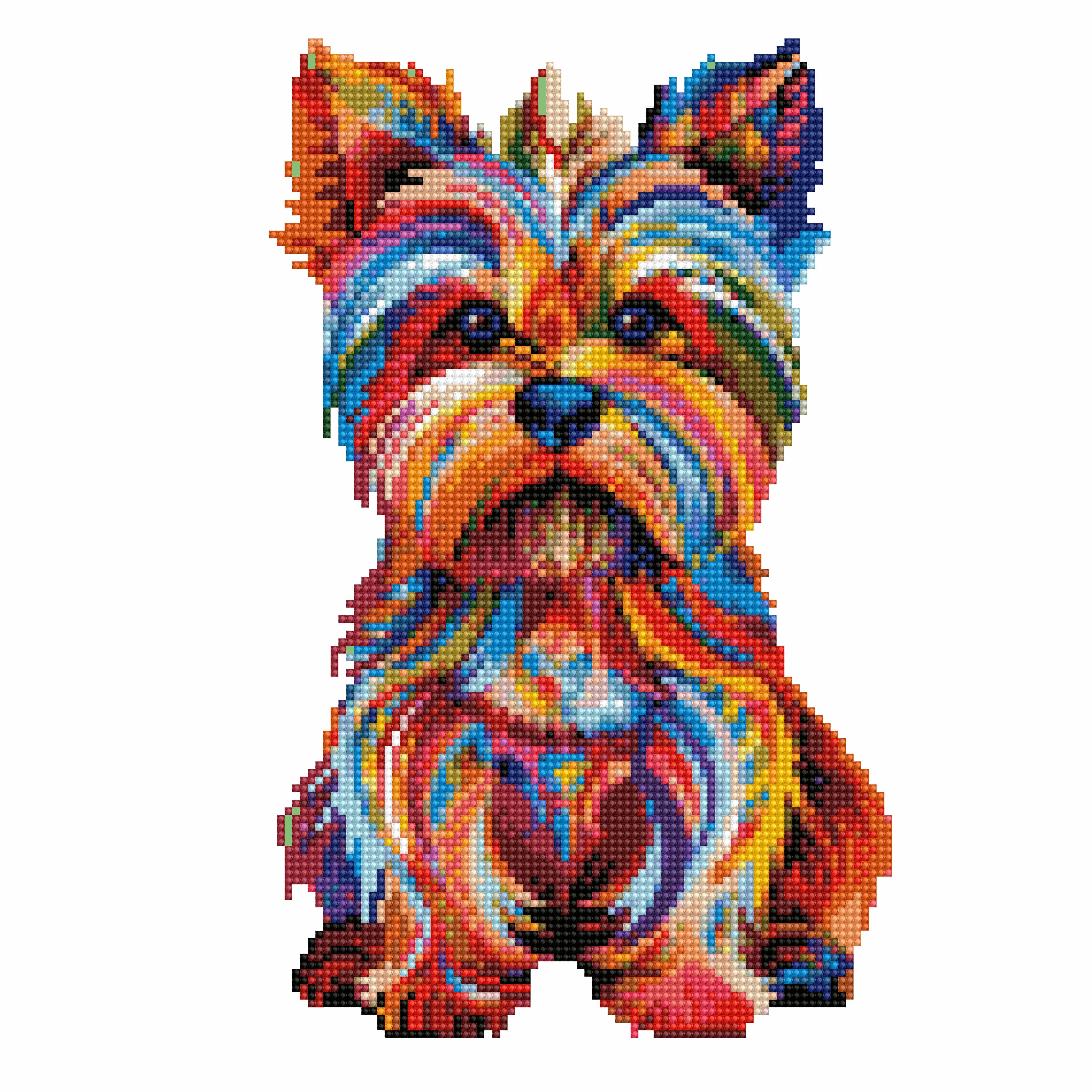 Yorkshire Terrier Dog / Yorkie - Diamond Painting Kit
