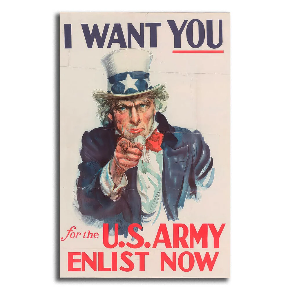 I Want You For The U.S. Army - Wooden Jigsaw Puzzle
