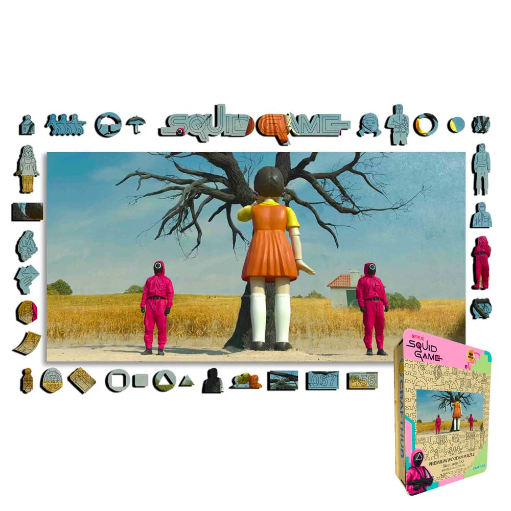 Red Light, Green Light Game - Wooden Jigsaw Puzzle
