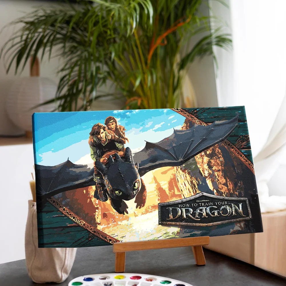 How to Train Your Dragon - Paint By Numbers Kit