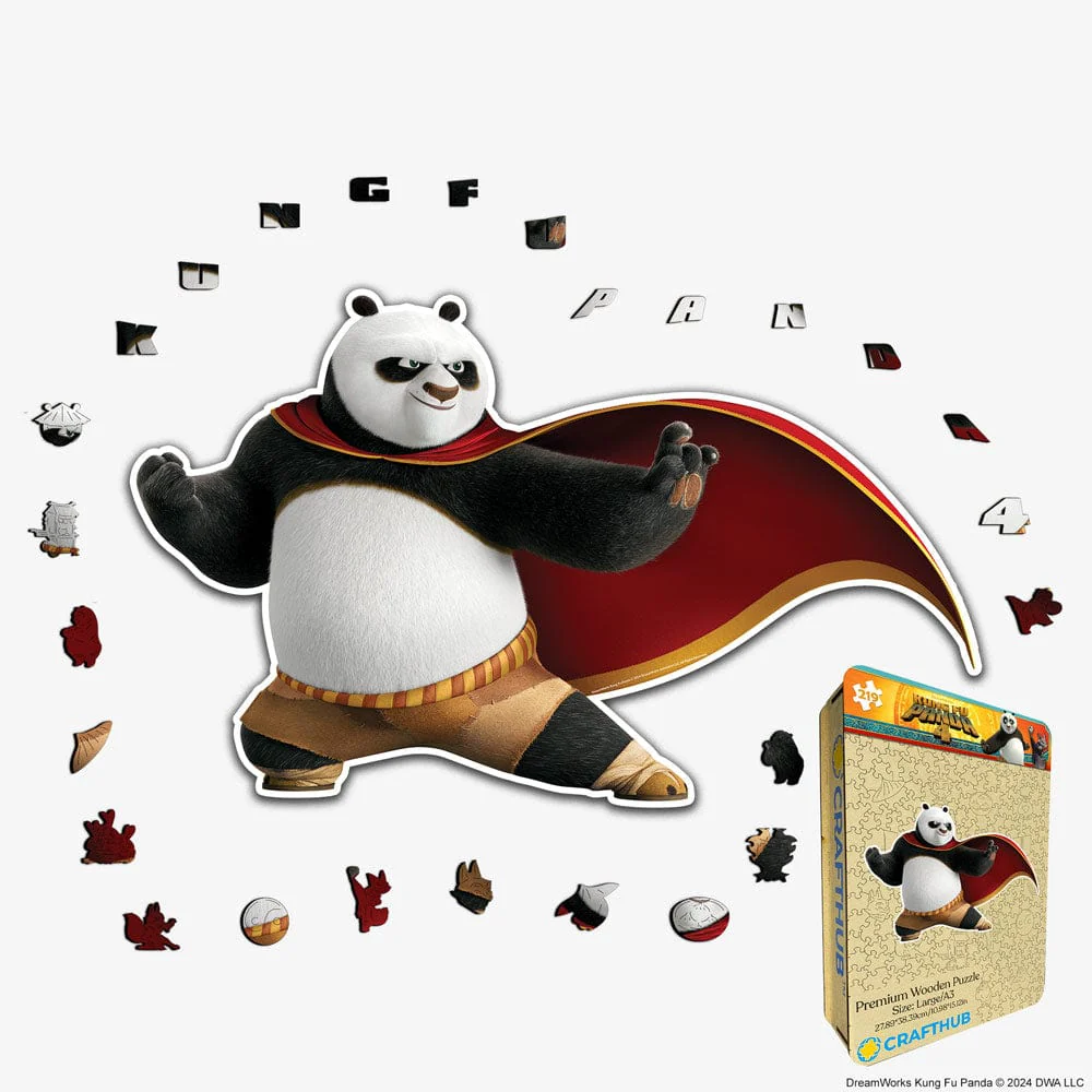 Kung Fu Panda - Wooden Jigsaw Puzzle