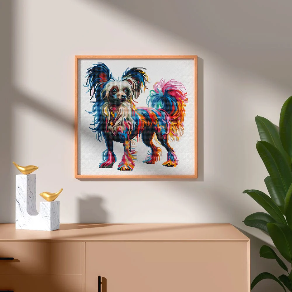 Chinese Crested Dog - Diamond Painting Kit