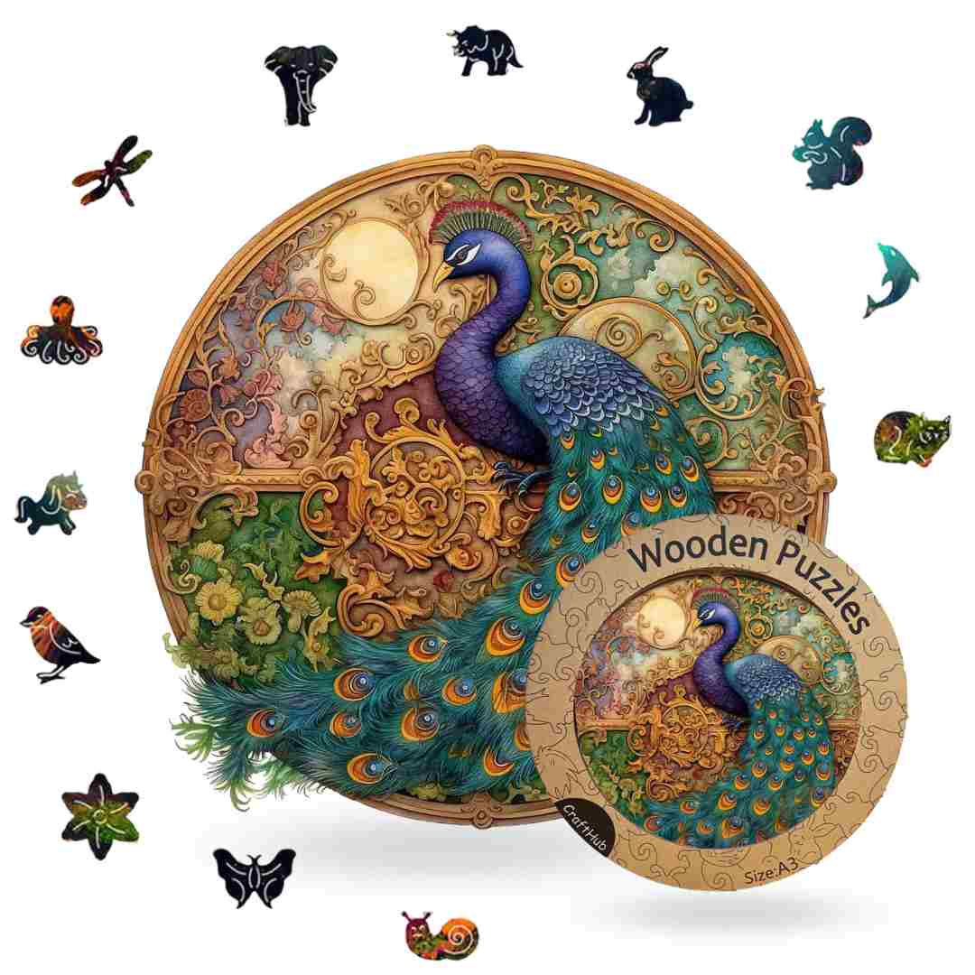 Celestial Peacock - Jigsaw Puzzle