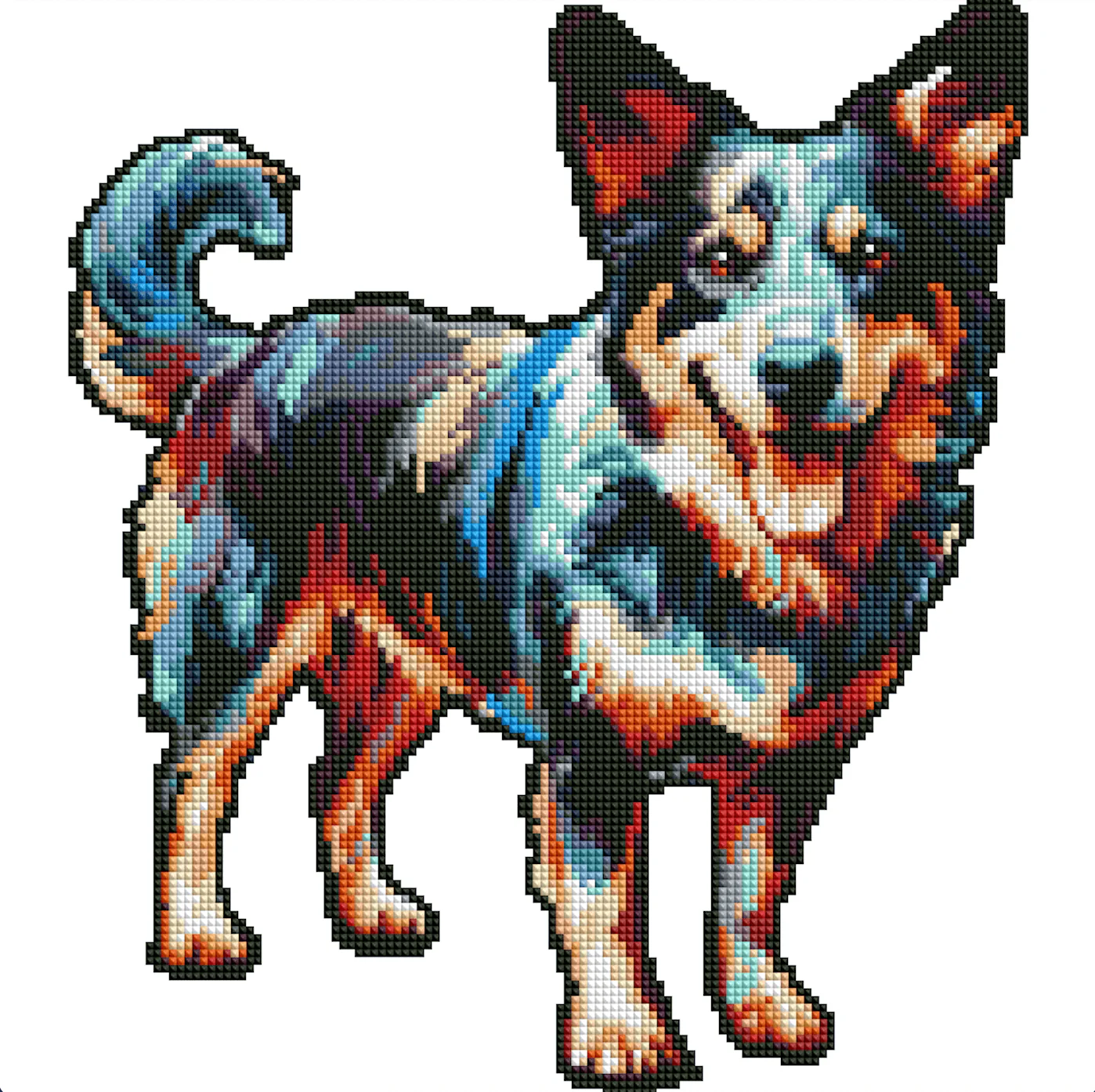 Cattle Dog - Diamond Painting Kit