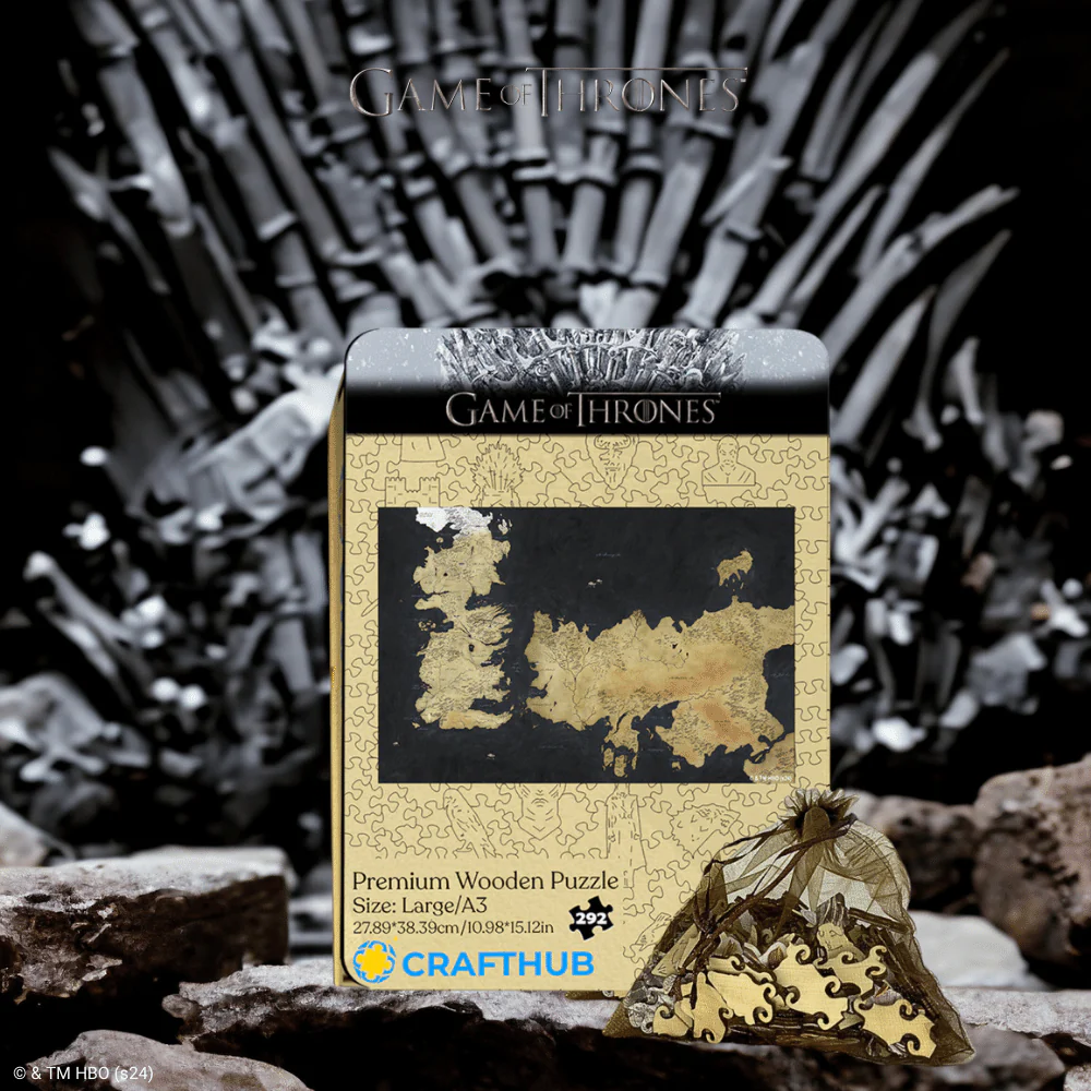 The Westeros Map - Wooden Jigsaw Puzzle