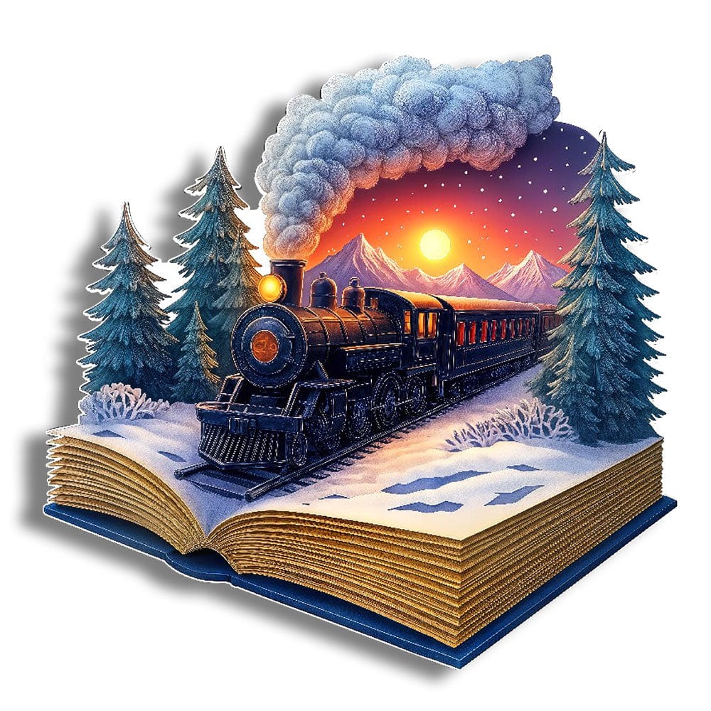 The Winter Train - Jigsaw Puzzle