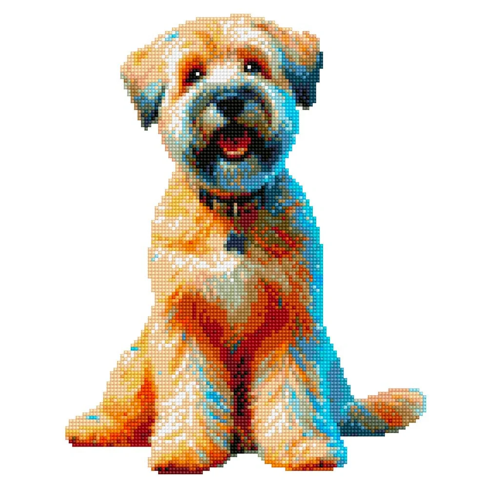 Wheaten Terrier Dog - Diamond Painting Kit