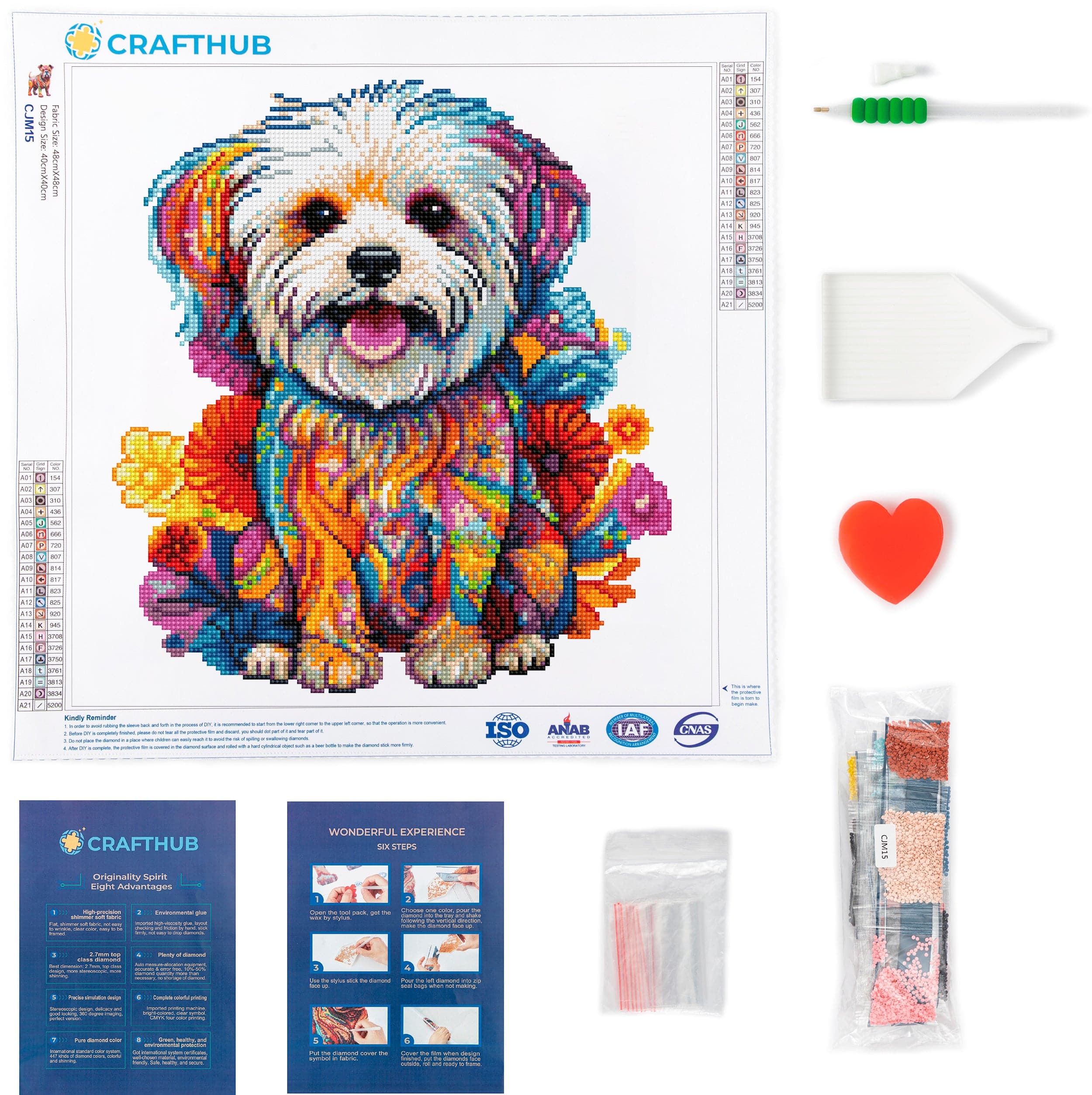 Maltese Dog - Diamond Painting Kit
