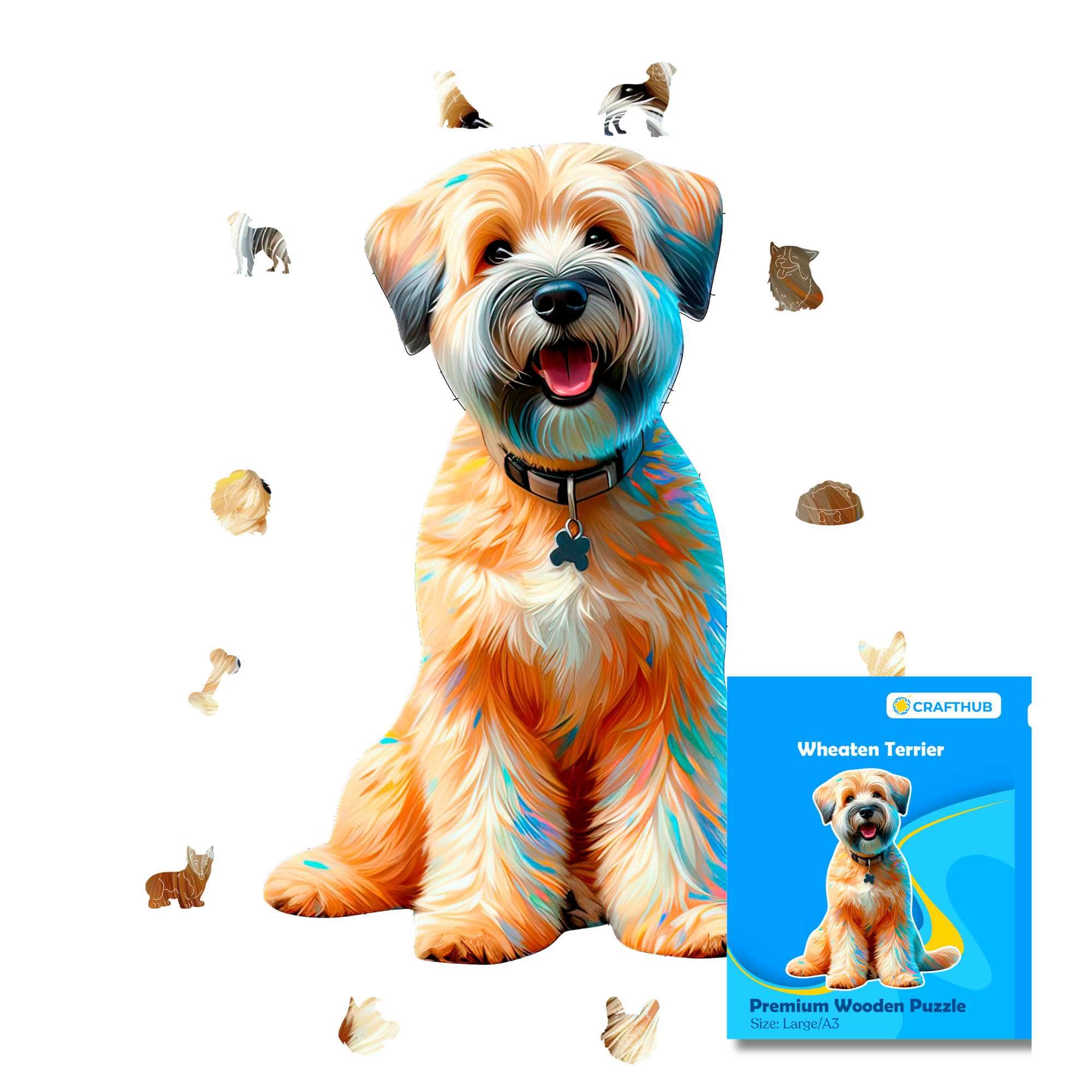 Wheaten Terrier Dog - Jigsaw Puzzle