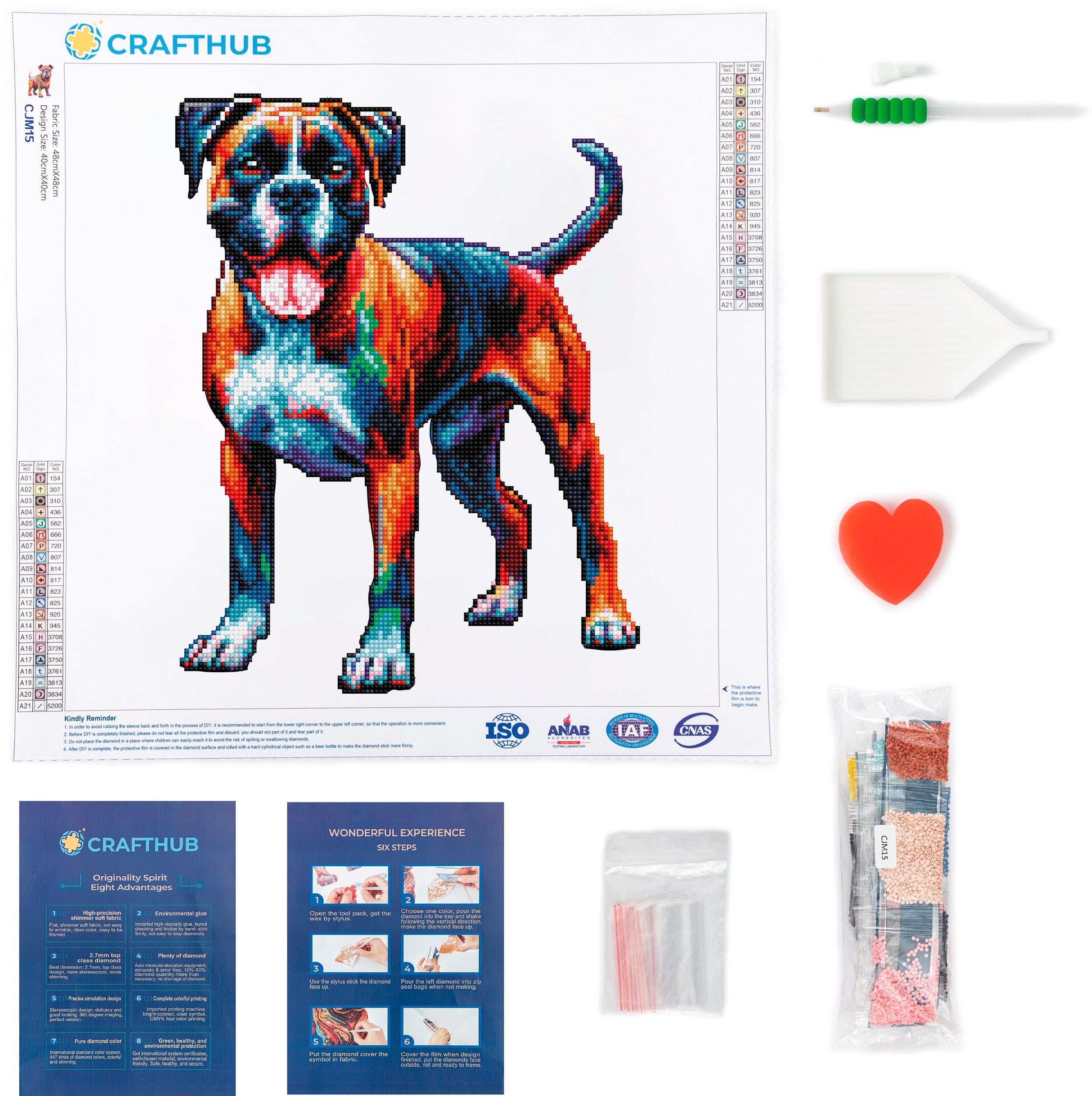 Boxer Dog - Diamond Painting Kit