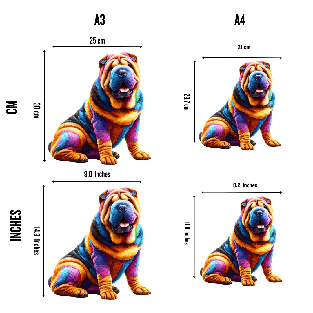 Shar Pei Dog - Jigsaw Puzzle