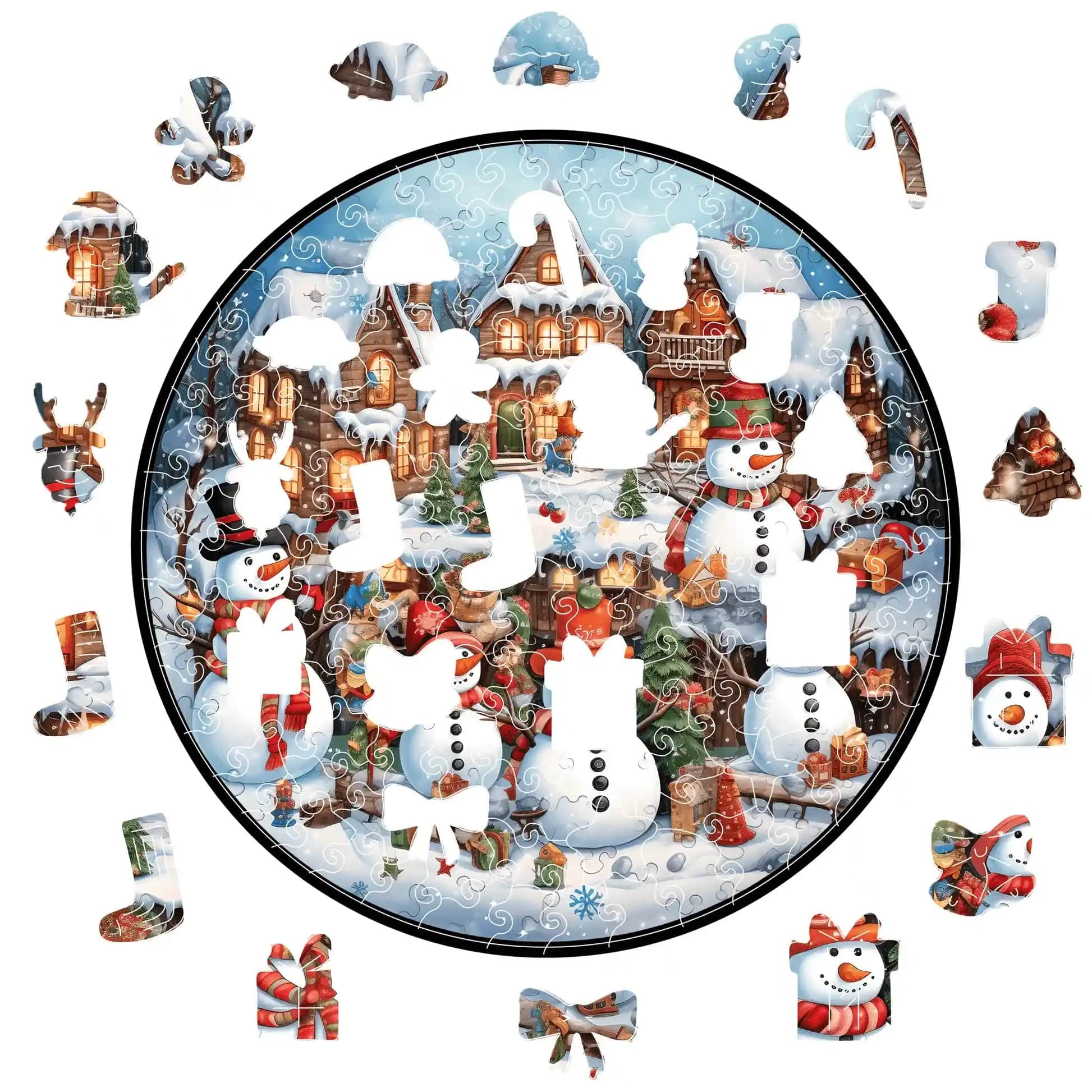 Snowmen - Jigsaw Puzzle