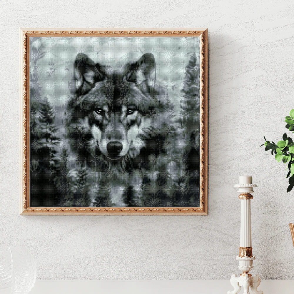 Lone Wolf - Diamond Painting Kit