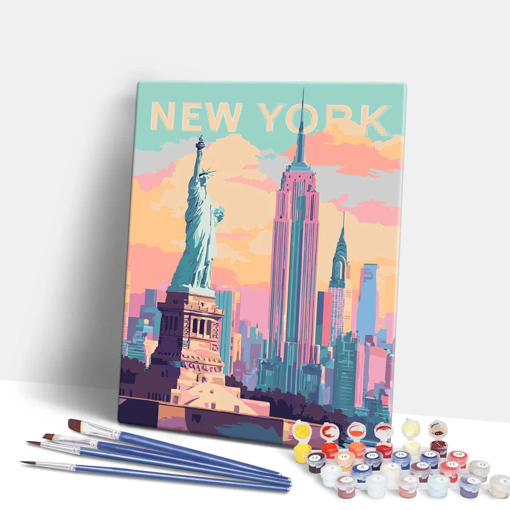 New York - Paint By Numbers Kit