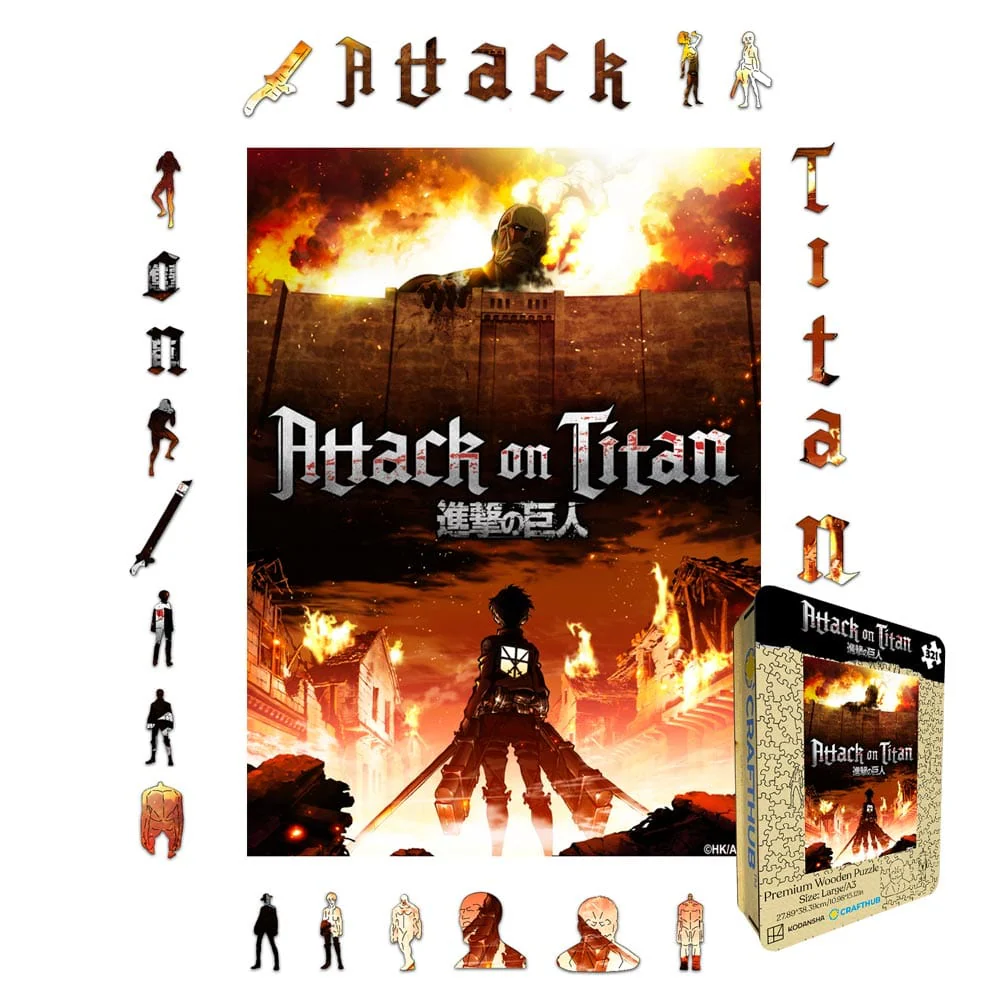 Attack on Titan - Wooden Jigsaw Puzzle