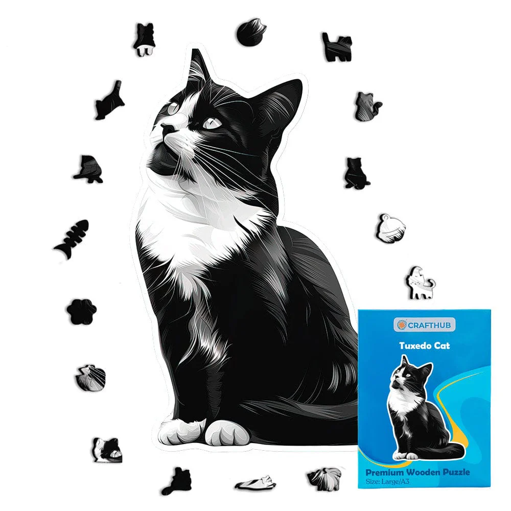 Tuxedo Cat - Jigsaw Puzzle