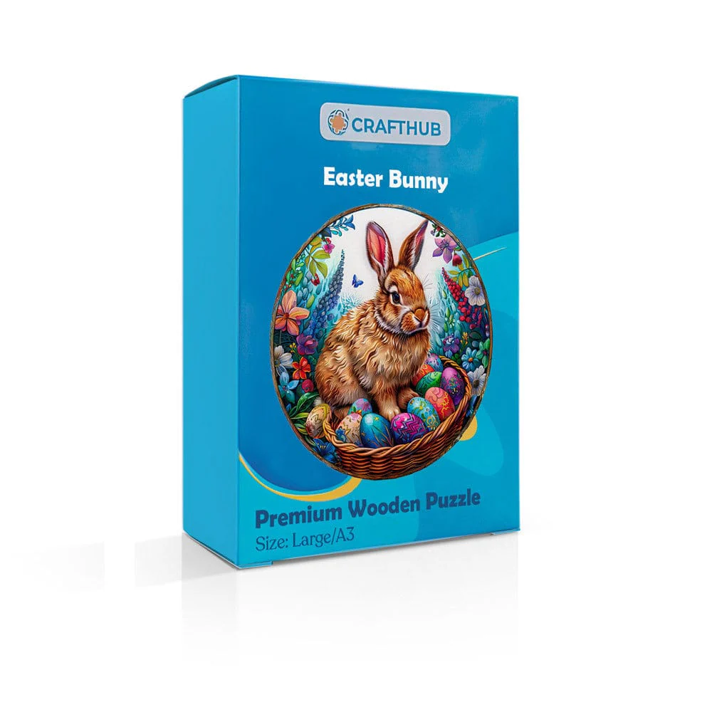 Easter Bunny - Wooden Jigsaw Puzzle