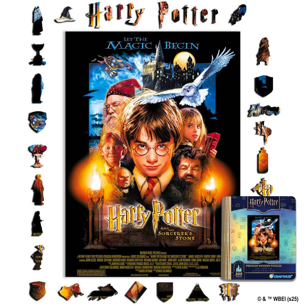Harry Potter and the Sorcerer's Stone - Wooden Jigsaw Puzzle