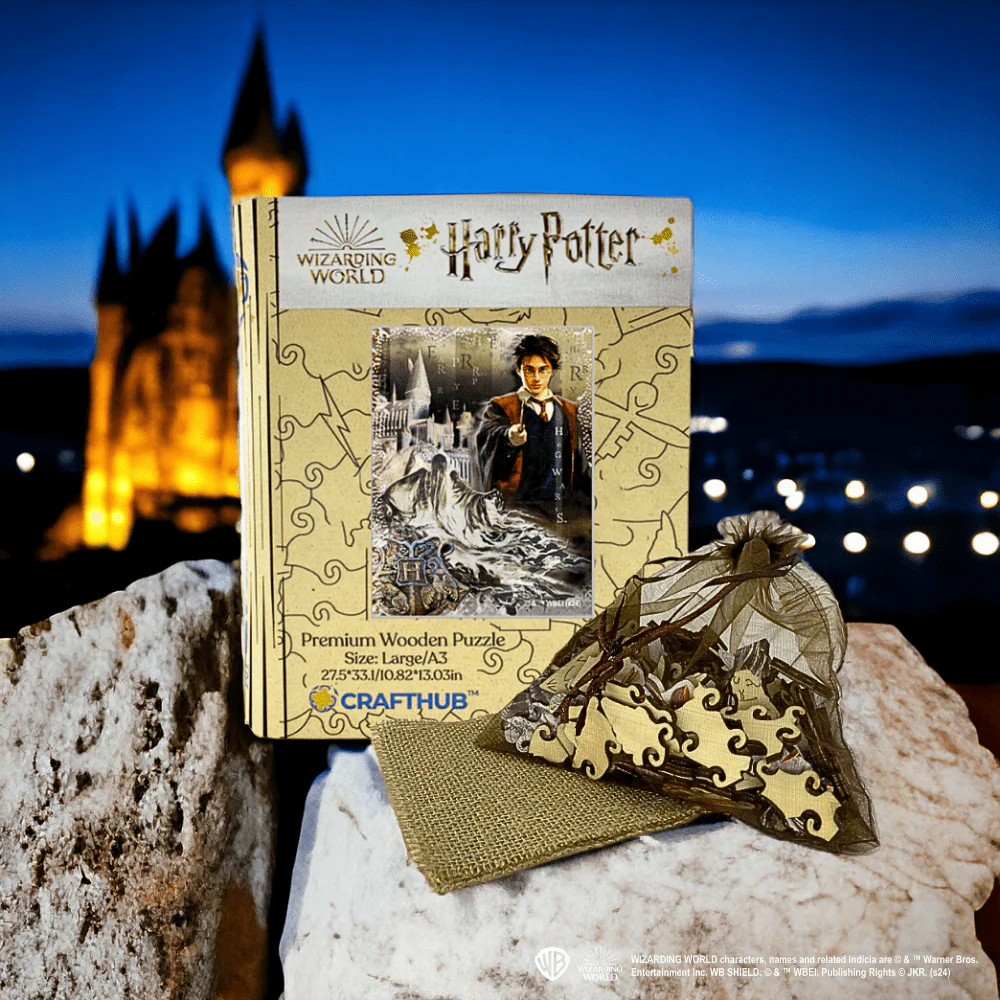 Harry Potter Magical Adventure Wooden Jigsaw Puzzle