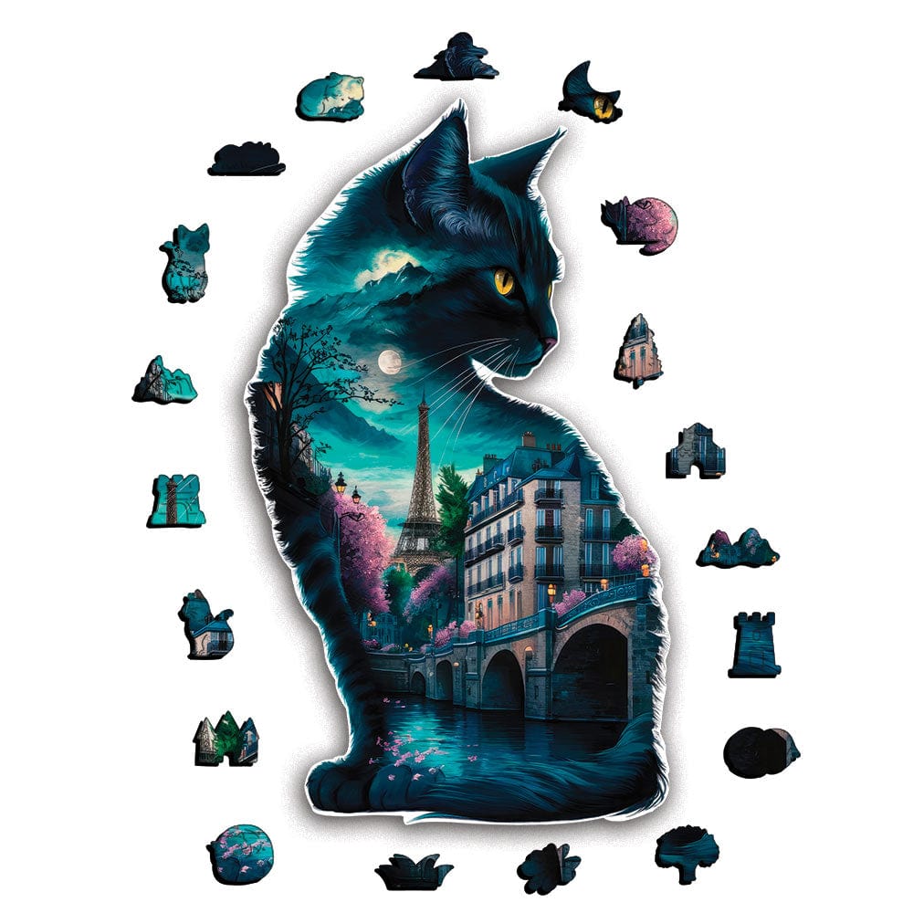 Parisian Cat - Jigsaw Puzzle