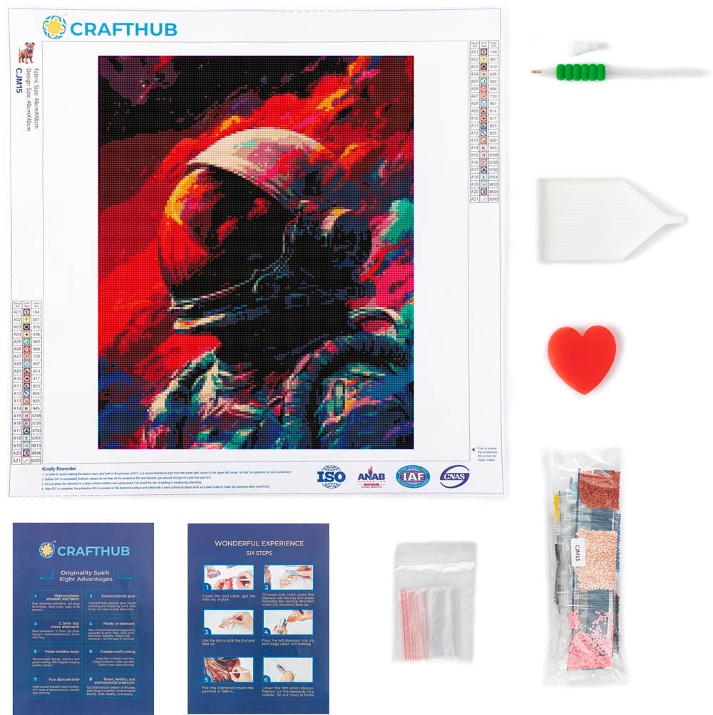 Astronaut - Diamond Painting Kit