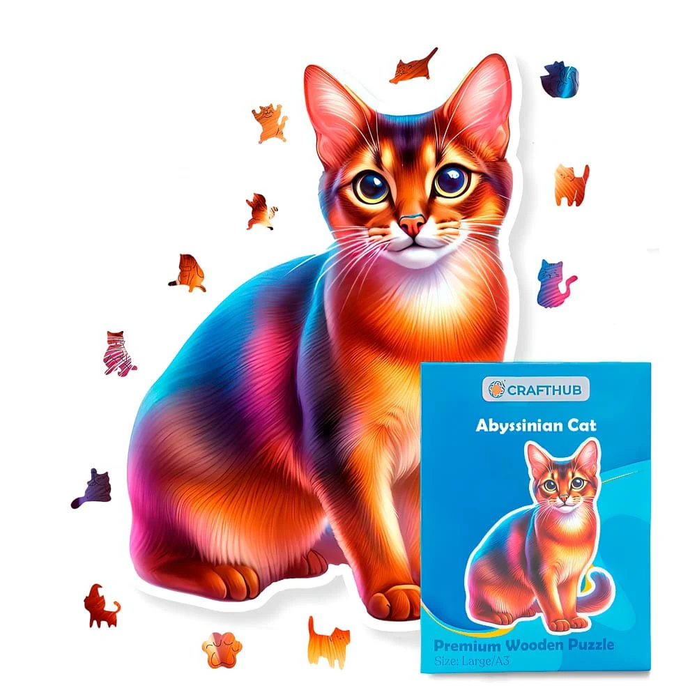 Abyssinian Cat - Jigsaw Puzzle