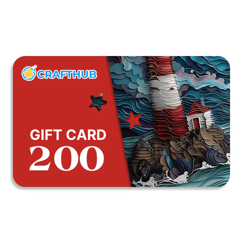 Craft Hub Gift Cards $30 to $200